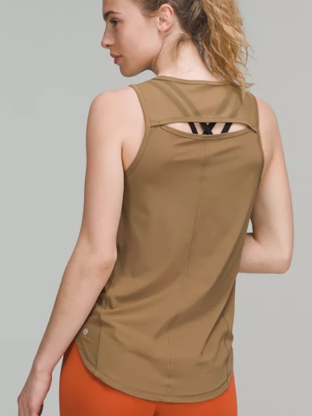 Lululemon Sculpt Tank Sleeveless Performance Tank Top - Olive XS-Small